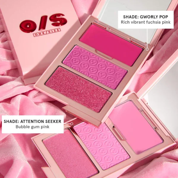 ONE/SIZE by Patrick Starrr Cheek Clapper 3D Blush Trio Palette - Image 2