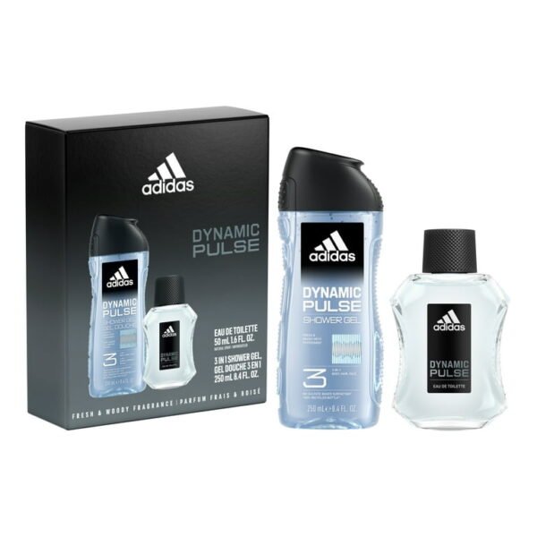 Adidas Dynamic Pulse Men's 2 Piece Holiday Giftset Includes EDT Fragrance and Body Wash