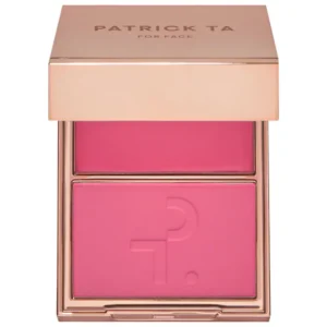 Patrick ta Major Headlines Double-Take Crème & Powder Blush Duo She's a Doll - bright neutral pink