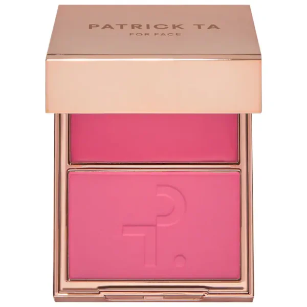 Patrick ta Major Headlines Double-Take Crème & Powder Blush Duo She's a Doll - bright neutral pink